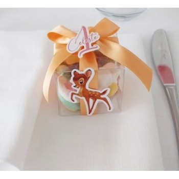 BAMBI SCATOLINA CARAMELLE MARSHMALLOW SEGNAPOSTO RICORDO...