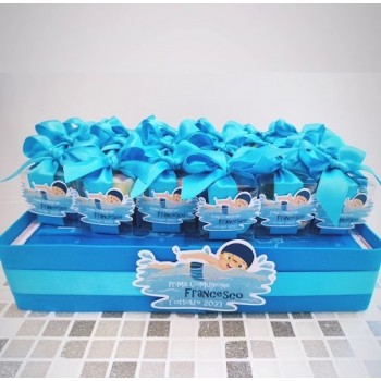NUOTO NUOTATORE SCATOLINA CARAMELLE MARSHMALLOW...