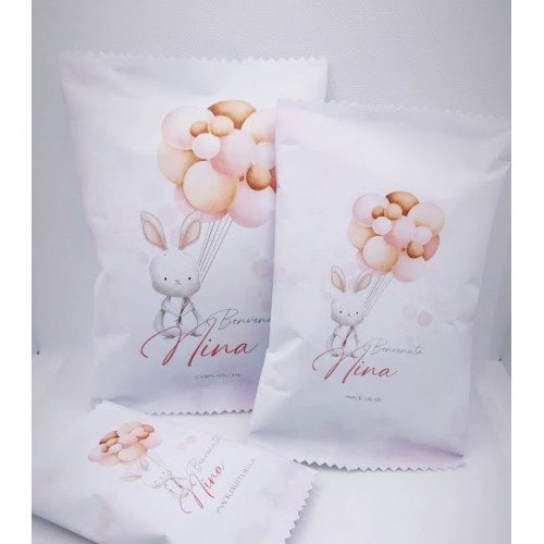 PACCHETTO PATATINE PERSONALIZZATO CONIGLIETTO...