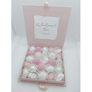 SCATOLA Bomboniera Personalizzata Elegante con Confetti -... 2