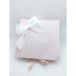 SCATOLA Bomboniera Personalizzata Elegante con Confetti - Ideale per Matrimoni, Battesimi e Comunioni