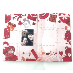 SAN VALENTINO ALBUM PERSONALIZZATO DI FIGURINE: I Nostri Momenti Incollati