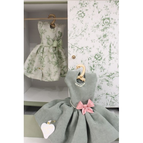 BOMBONIERA Vestito Profuma Biancheria Verde...