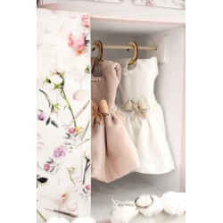 BOMBONIERA Vestito Profuma Biancheria Bianco con Fiocco in Porcellana Capodimonte - Eleganza per Eventi