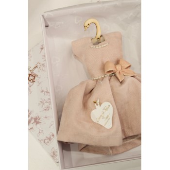 BOMBONIERA Vestito Profuma Biancheria Rosa Antico con...
