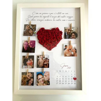 SAN VALENTINO Cornice Ricordi d'Amore – Personalizzata...