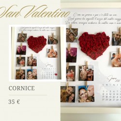 SAN VALENTINO Cornice Ricordi d'Amore – Personalizzata con Foto e Data