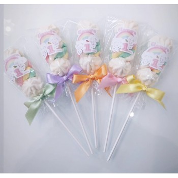 ARCOBALENO SPIEDINO MARSHMALLOW SEGNAPOSTO RICORDO