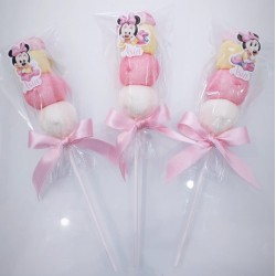 MINNIE BABY TOPOLINA SPIEDINO MARSHMALLOW SEGNAPOSTO RICORDO