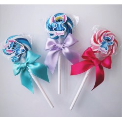 STITCH LOLLYPOP LECCA LECCA SEGNAPOSTO RICORDO REGALO FINE FESTA CADEAU