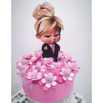 BABY BOSS GIRL Torta di Lecca-Lecca Personalizzata – 20...
