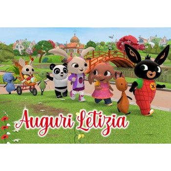 BING CONIGLIETTO CIALDA PER TORTA RETTANGOLARE _279CR