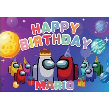 AMONG US CIALDA PER TORTA RETTANGOLARE _280CR