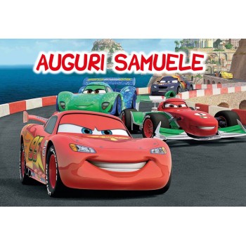 CARS SAETTA CIALDA PER TORTA RETTANGOLARE _281CR