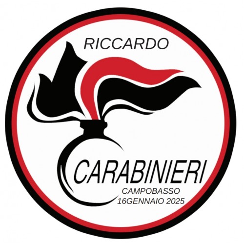 CARABINIERI CIALDA PER TORTA TONDA _283CT