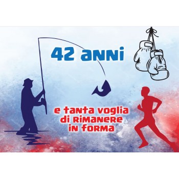 SPORT PESCA PUGILATO CORSA AUGURI CIALDA PER TORTA...