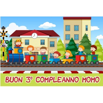 TRENINO A VAPORE CIALDA PER TORTA RETTANGOLARE _285CR