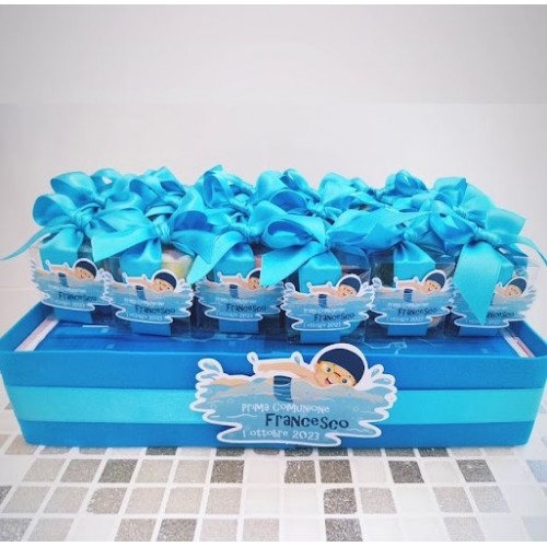 BASE PISCINA PER SCATOLINE NUOTO NUOTATORE_...