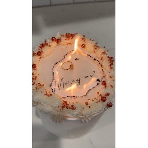 Kit BURN AWAY Cake Personalizzato – Cialda da...