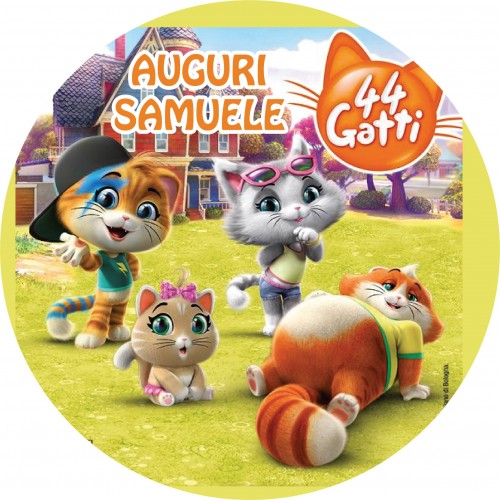 44 GATTI CIALDA PER TORTA TONDA _321CT