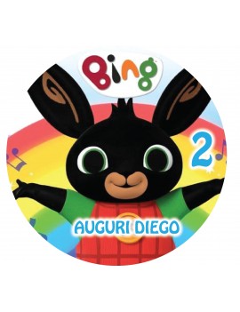 BING CONIGLIETTO CIALDA PER TORTA TONDA _019CT