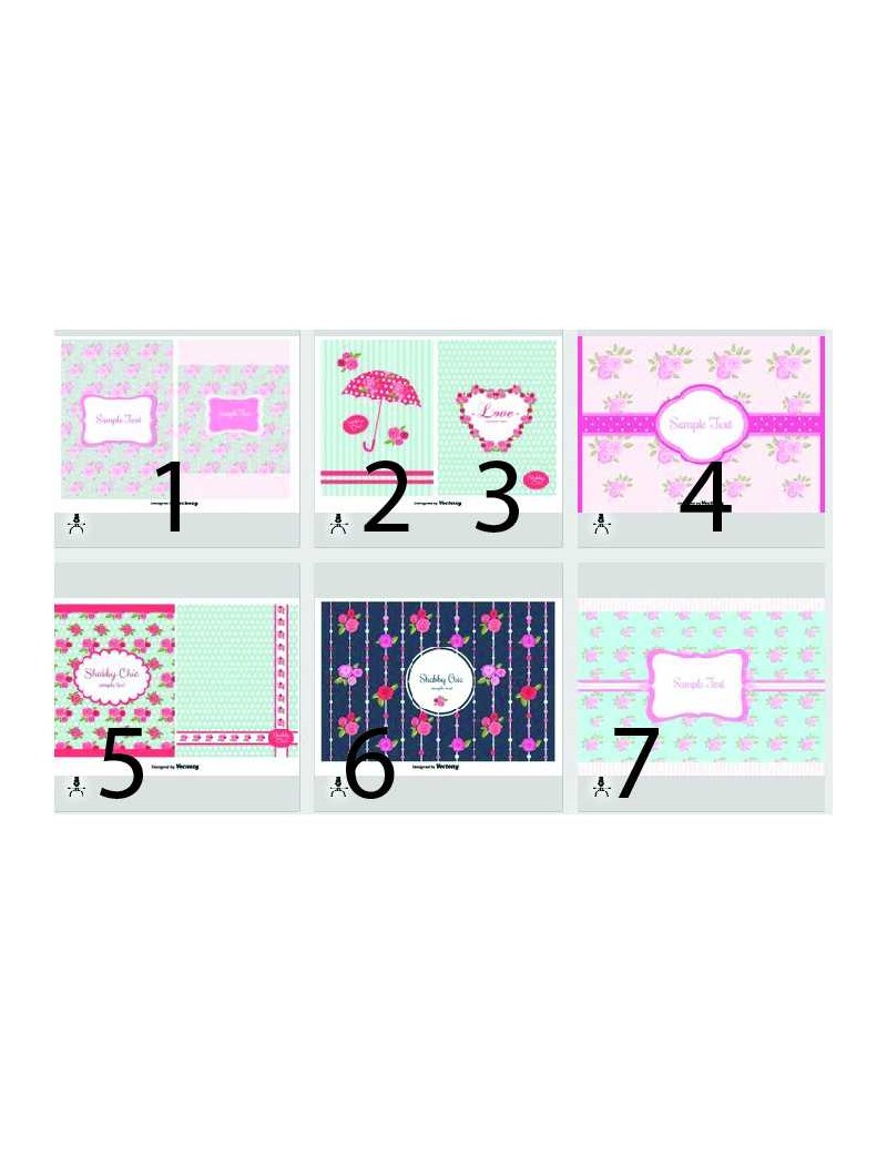 FOGLIO DI OSTIA WAFER PAPER Shabby A4 SOTTILE