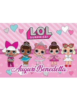 LOL SURPRICE CIALDA PER TORTA RETTANGOLARE _104CR