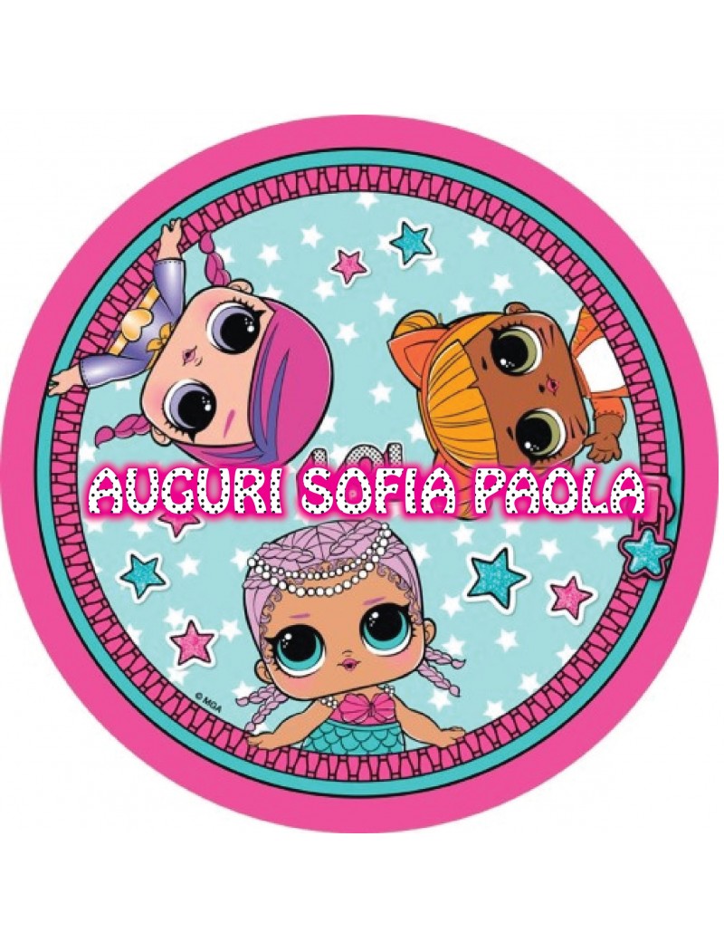 LOL SURPRICE CIALDA PER TORTA TONDA _111CT