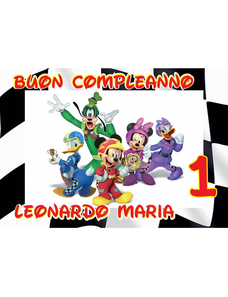 MICKY MOUSE RACE TOPOLINO RALLY  CIALDA PER...