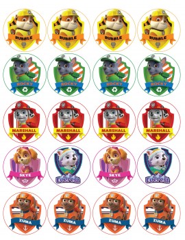 PAW PATROL CIALDA PER BISCOTTI MUFFIN CUPCAKE _135CB