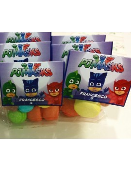 PJMASK SUPERPIGIAMINI SACCHETTO CARAMELLE MARSHMALLOWS