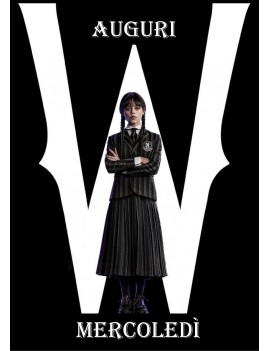 MERCOLEDì  WEDNESDAY ADDAMS MERCOLEDI CIALDA PER TORTA...