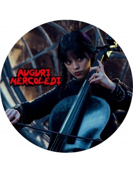 MERCOLEDì WEDNESDAY ADDAMS MERCOLEDI CIALDA PER TORTA...