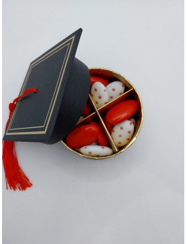 CAPPELLO LAUREA IN CARTONCINO CON 19 CONFETTI INCLUSI 8X8... 2