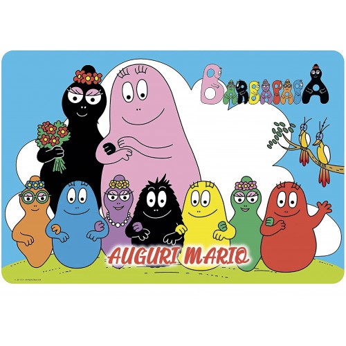 BARBAPAPA' CIALDA PER TORTA RETTANGOLARE _219CR