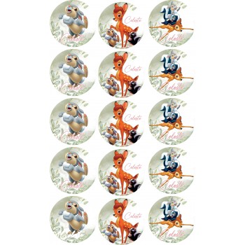 BAMBI CERBIATTO CIALDA PER BISCOTTI MUFFIN CUPCAKE _222CB