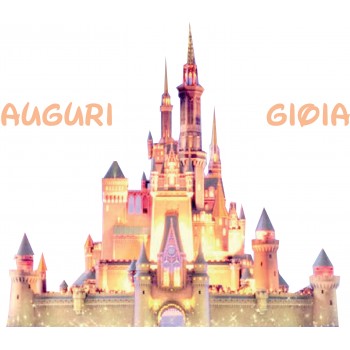 CASTELLO DISNEY CIALDA PER TORTA RETTANGOLARE _230CR