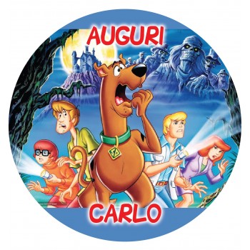 SCOOBY-DOO CIALDA PER TORTA TONDA _234CT