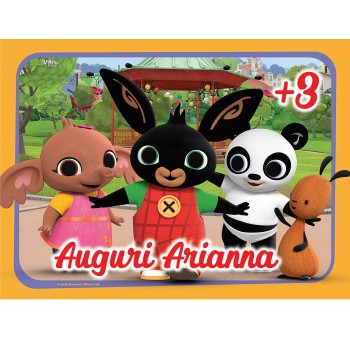 BING E I SUOI AMICI CIALDA PER TORTA RETTANGOLARE _221CR