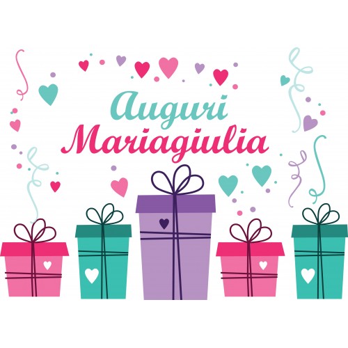 FESTONE REGALI DONNA AUGURI COMPLEANNO CIALDA...