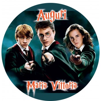 HARRY POTTER CIALDA PER TORTA TONDA _253CT