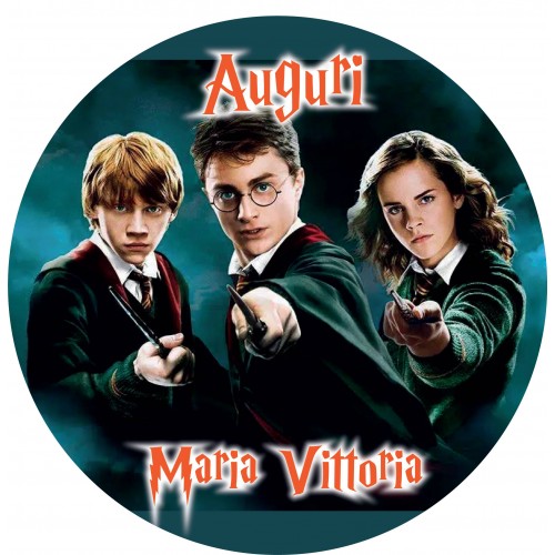 HARRY POTTER CIALDA PER TORTA TONDA _253CT