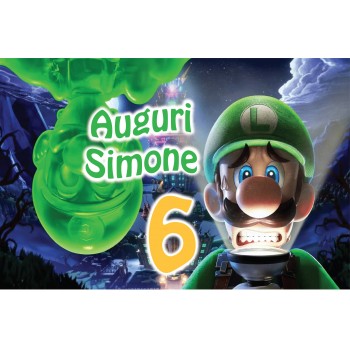 LUIGI MARIO BROSS CIALDA PER TORTA RETTANGOLARE _263CR