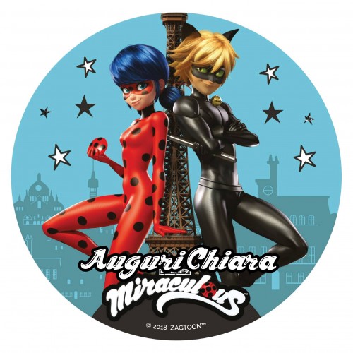 MIRACULUS LADY BUG CIALDA PER TORTA TONDA _259CT