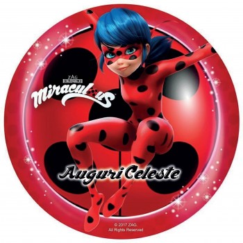 MIRACULUS LADY BUG CIALDA PER TORTA TONDA _260CT