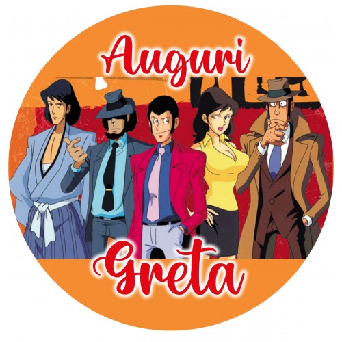 LUPIN CIALDA PER TORTA TONDA _264CT