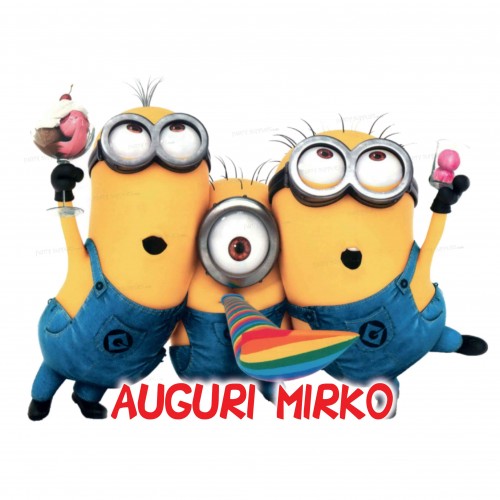 MINIONS CIALDA PER TORTA RETTANGOLARE _268CR